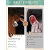 image:imageORAZIO 14K Gold Plated 925 Sterling Silver Posts Knot Statement Earrings for Women Hypoallergenic Trendy Chunky Drop Dangle Earrings Lightweight Fashoin Accessories Gold Jewelry Gifts for WomensSilver Knot Earrings
