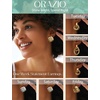 image:imageORAZIO 14K Gold Plated 925 Sterling Silver Posts Knot Statement Earrings for Women Hypoallergenic Trendy Chunky Drop Dangle Earrings Lightweight Fashoin Accessories Gold Jewelry Gifts for WomensGold Stud Earrings