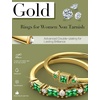 image:imageORAZIO 14K Gold Plated Stackable Rings for Women Non Tarnish Dainty Cubic Zirconia Wedding Engagement Bands Ring Set Minimalist Trendy Statement Anniversary Promise Thumb Stacking Rings Size 610Green CZGold Tone